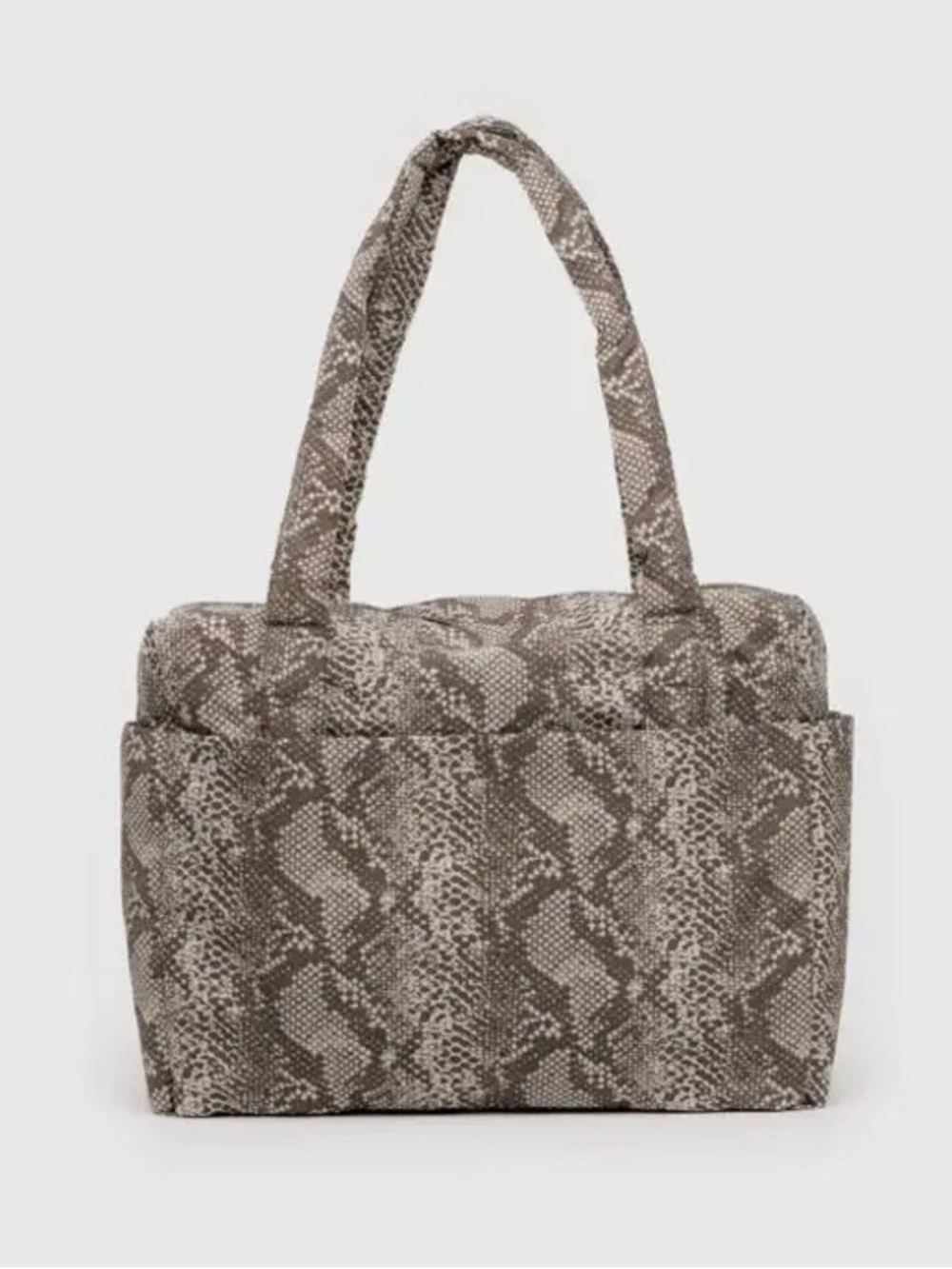 Baggu Small Cloud Carry-On in Snakeskin -RARE COLOR!